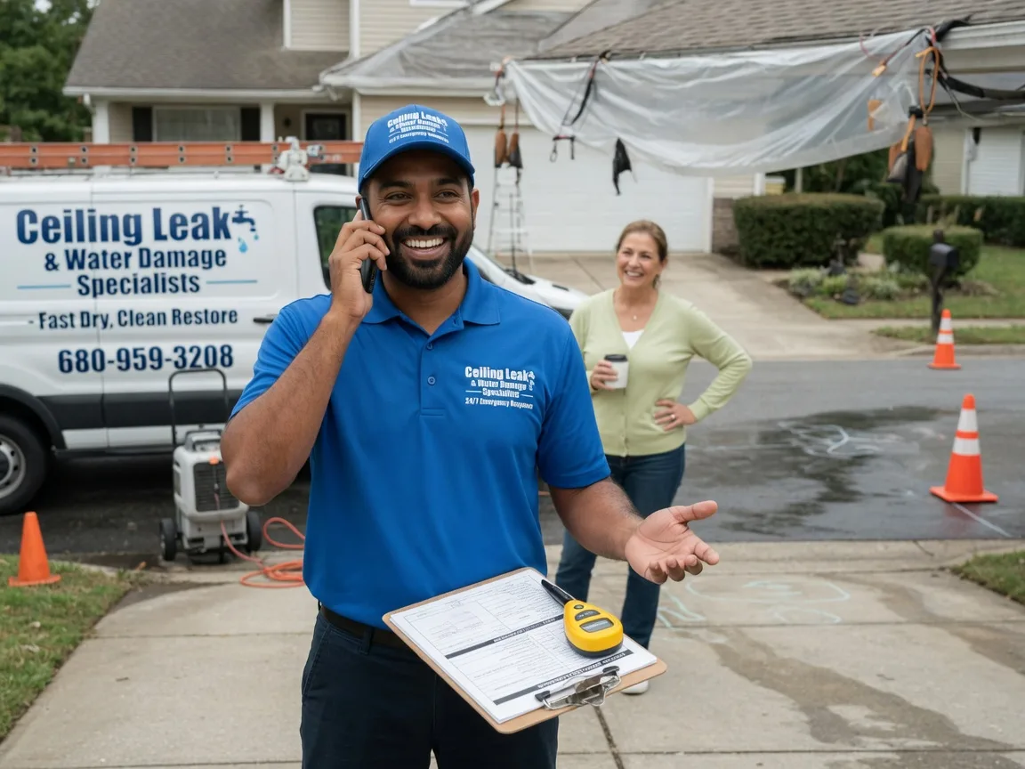 Ceiling Leak Cleanup Bruceton, TN FAQs